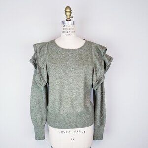 Grey Collective Sage Green Layered Long Sleeve Knit Sweater * Ladies size Large